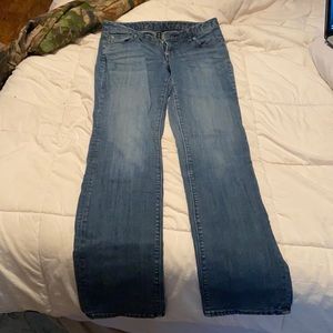 Gap premium curvy straight long jeans